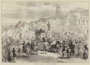 De Petrarca-viering in Avignon, Grote Processie